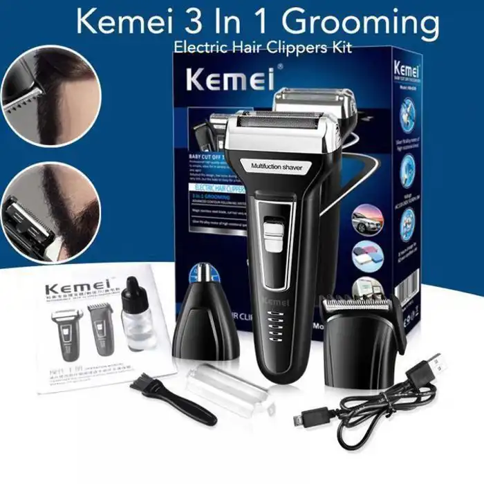 KEMEI –KM-6333 Professional Men’s 3IN1 Suit – Electric Hair Clippers