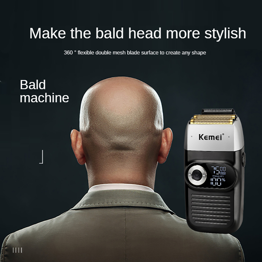 Kemei KM-2026 en gros professionnel rechargeable tondeuse électrique tondeuse barbe rasoir