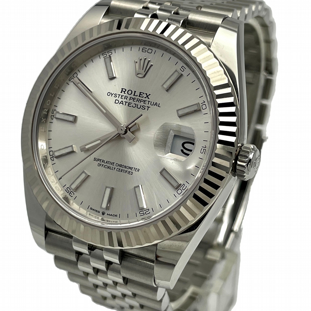 Rolex Datejust Silver Index Jubilee