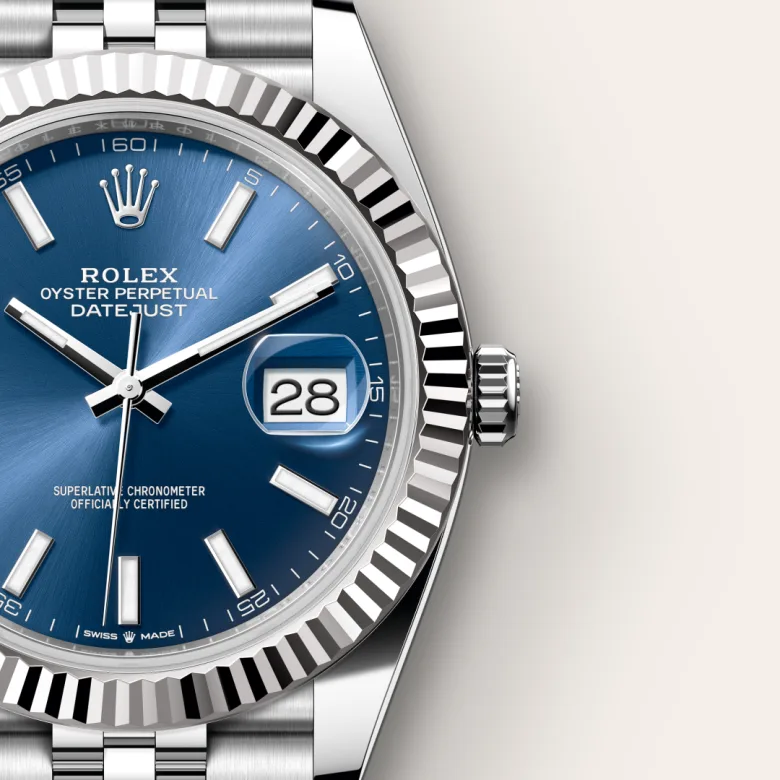 Rolex Datejust Bleu Vif Jubilee